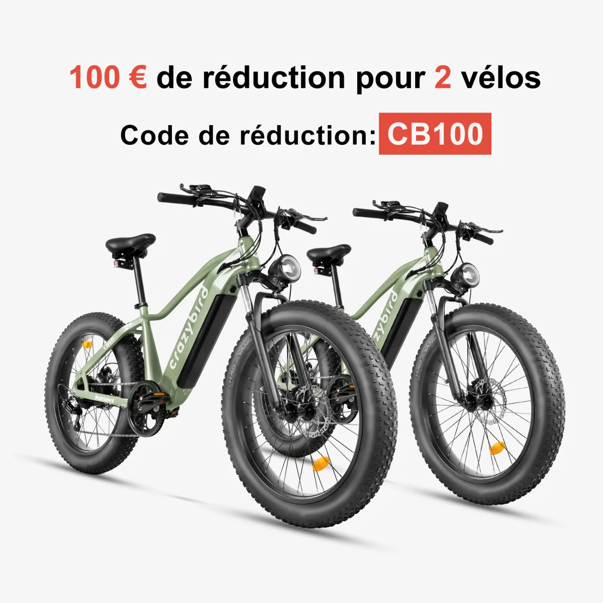 Crazybird Jumper fat bike electrique – Image 6