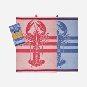 Set de 2 paños de cocina langosta