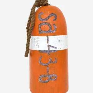 Boya naranja envejecida con cuerda