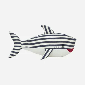 Peluche de tiburón a rayas