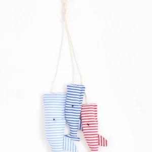 Ristra de ballenas de algodón