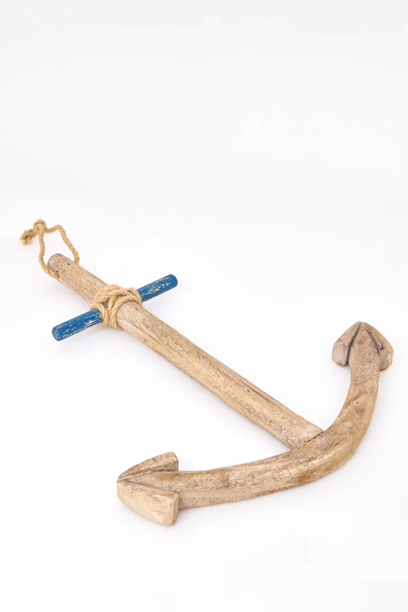 Ancla decorativa de madera con cuerda – Image 6