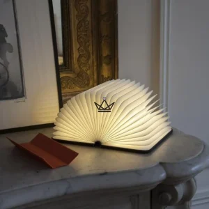 Livre lampe en bois - Librium