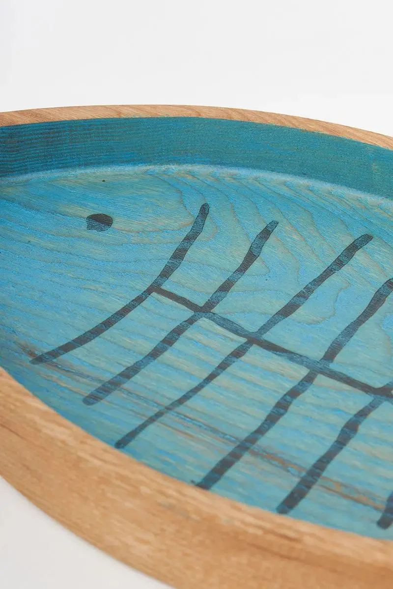 Bandeja de madera pez grande – Image 4