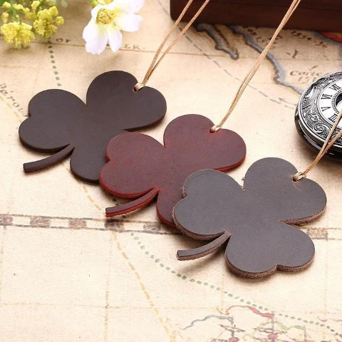 Marque-page original Trèfle en cuir – Image 6