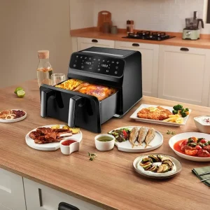 KARACA FRITEUSE AIRFRYER MULTIFRY DIJITAL FACADE EN VERRE 9L