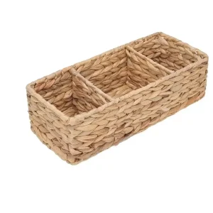 Panier de rangement en osier pour salle de bain