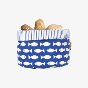 Panera de algodón con estampado de peces