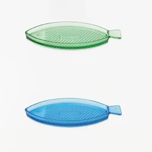 Bandeja de cristal pez pequeño