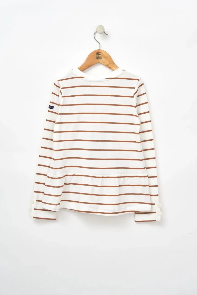 Camiseta a rayas de algodón manga larga – Image 7