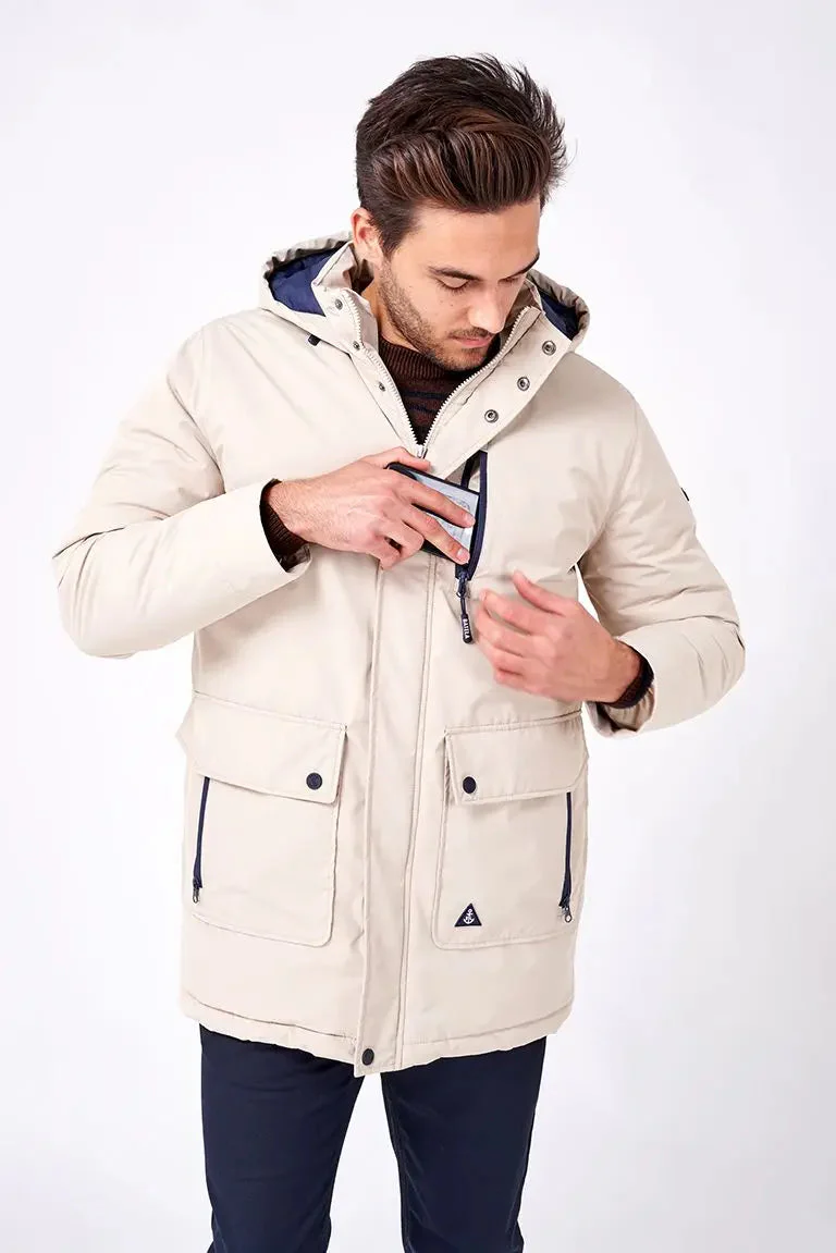 Chubasquero bolsillos solapa – Image 4