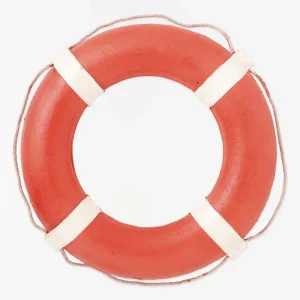 Salvavidas vintage rojo - D1165