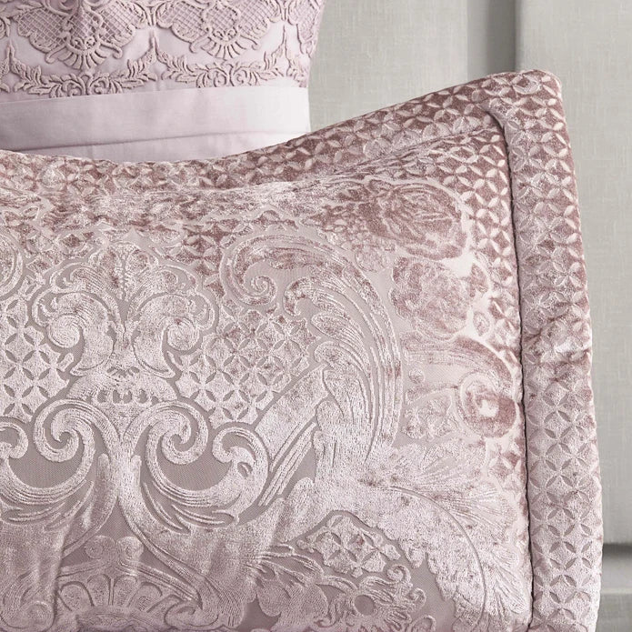 KARACA PARURE DE LIT VALERIA BEST VIEUX ROSE SECHEE 8 PIECES – Image 4