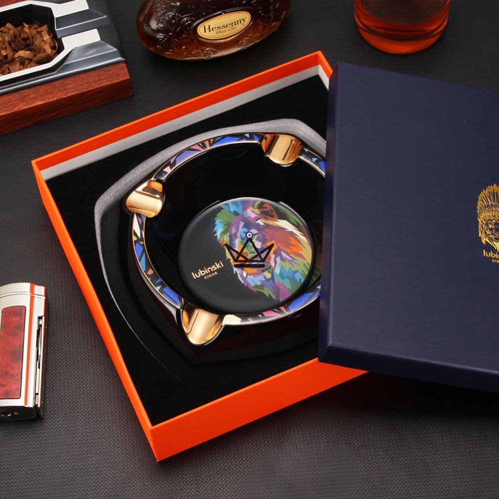 Cendrier à Cigare de Luxe - Lion Prisme – Image 3